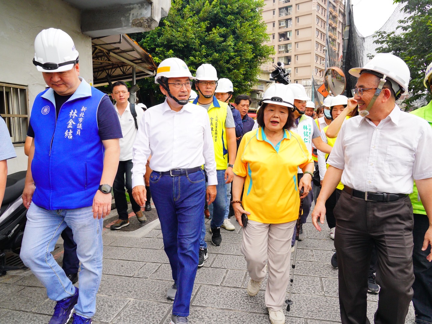 市長視察長福橋改建工程