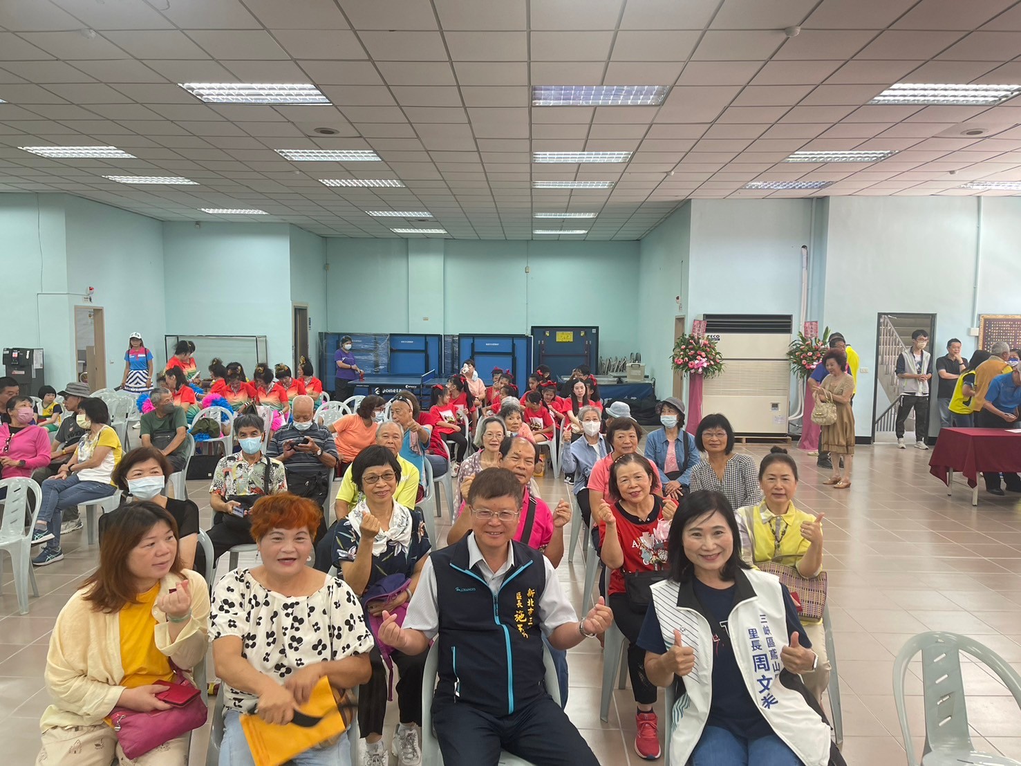 長青市民活動中心耐震補強工程完成~揭牌儀式