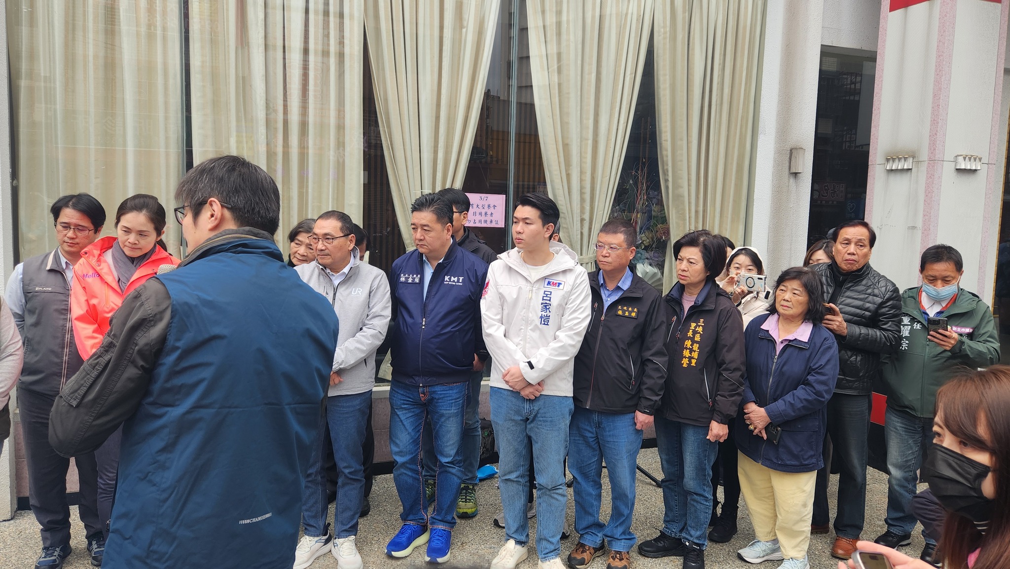 侯友宜市長視察三峽老街周邊民生街人行道改善成果