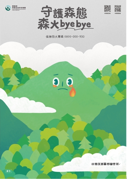 林業及自然保育署防火海報