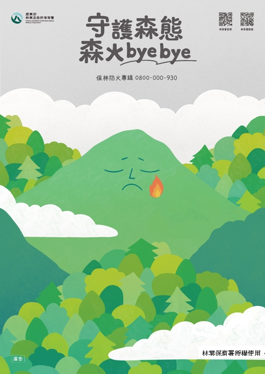 林業及自然保育署防火海報