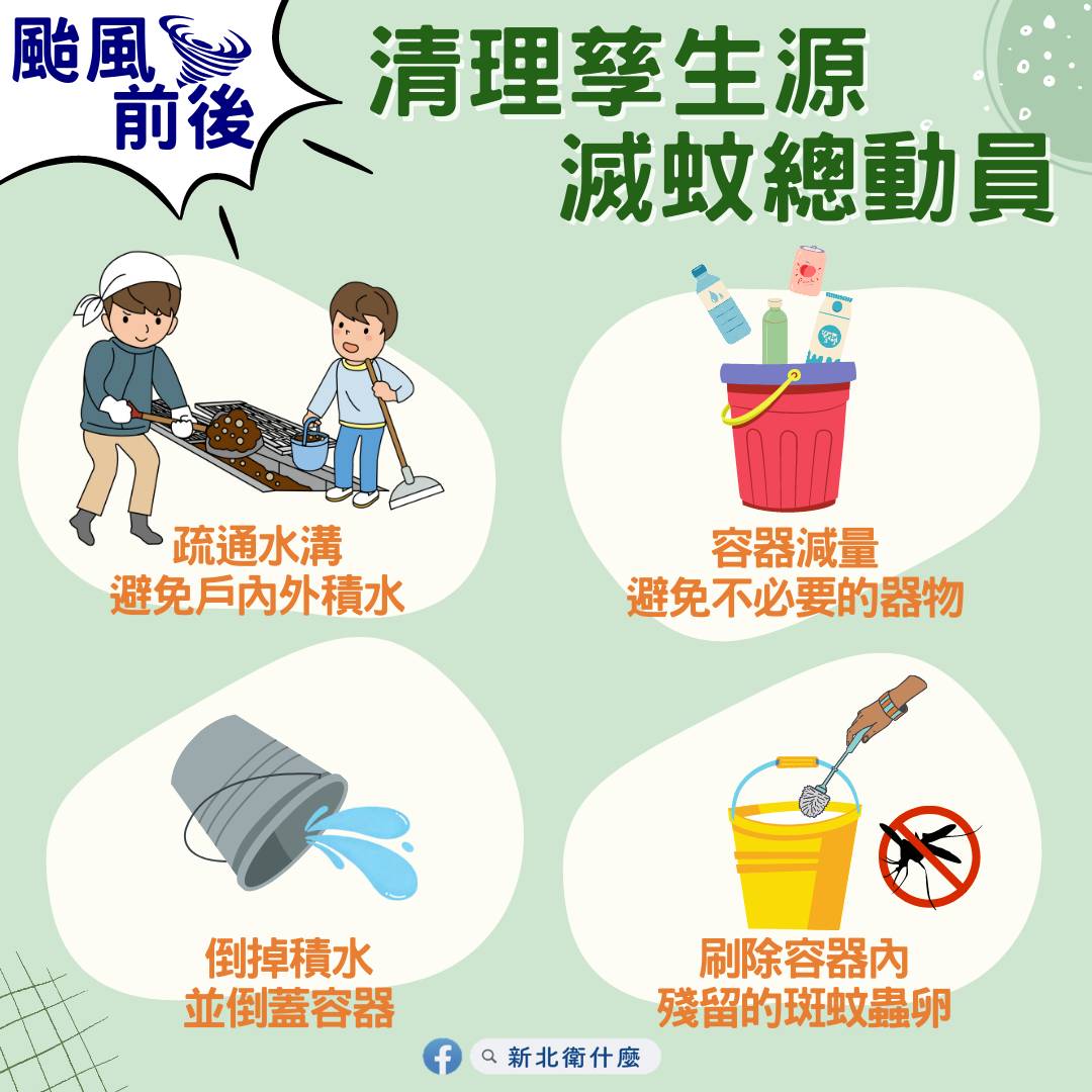 颱風前後孳清