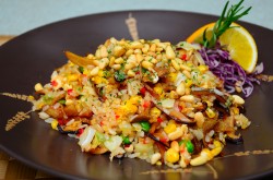 松子野菇素香飯 蛋奶素、全素